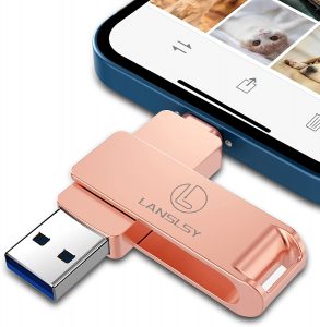 LANSLSY Flash Drive for iPhone Photo Stick.