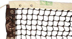 Har-Tru Revolution Tennis Net - Double Layered Headband + Double Braided Net Body