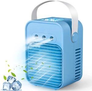 Portable Air Conditioner Fan, Evaporative Personal Air Cooler Humidifier