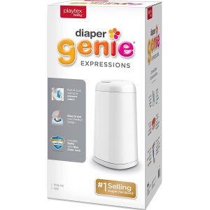 Diaper Genie Expressions Pail | Odor-Controlling Baby Diaper Disposal System