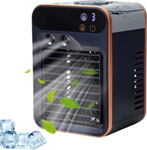 Portable Air Conditioner,4000mAh Rechargeable Office Air Conditioner