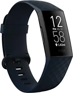 Fitbit FB417BKNV Charge 4 Fitness Wristband - Storm Blue