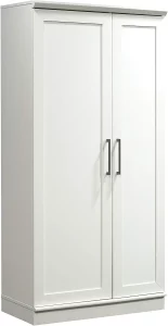 Sauder HomePlus Collection Storage Cabinet, Soft White finish