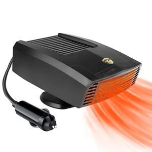 2 in 1 Car Heating & Cooling Portable Car Heater,150W That Plugs Into Cigarette Lighter, Car Window Defroster - 12 V