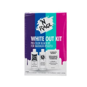 'N Rage Bleach & Toner Kit, White Out Kit Pre Color Hair Bleach Kit