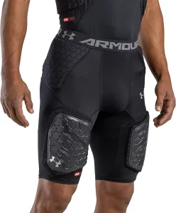 Under Armour unisex adult 5Pad (Adult) Gameday Armour Pro 5 Pad Girdle, NEW Black, Large US.