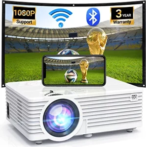 Video Projector with WiFi and Bluetooth