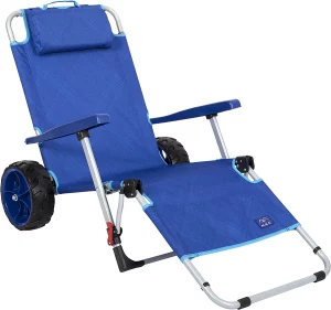 Mac Sports Beach Day Foldable Chaise Lounge Chair  