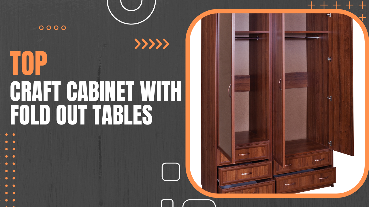 Top Craft Cabinet With Fold Out Tables