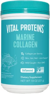 Vital Proteins Marine Collagen Peptides Powder Supplement for Skin Hair Nail Joint