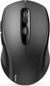 TECKNET Bluetooth Wireless Mouse, 3 Modes Bluetooth 5.0 & 3.0 Mouse 2.4G Wireless Portable Optical Mouse