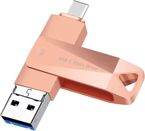 USB C Flash Drive 1TB Memory Stick USB 3.0 Thumb Drive 1TB Phone Photo Stick MacBook Pro