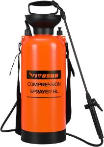 VIVOSUN 2-Gallon Pump Pressure Sprayer, Pressurized Lawn & Garden Water Spray Bottle 