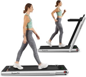 Goplus 2 in-1 Folding Treadmill