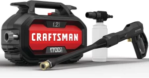 CRAFTSMAN Electric Pressure Washer, Cold Water, 1700-PSI, 1.2-GPM, Corded