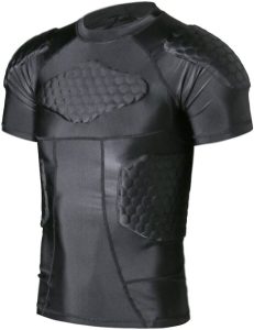 TUOY Men's Padded Compression Shirt