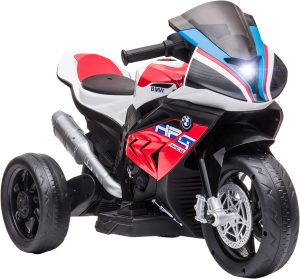 Aosom Licensed 6V Kids Ride on Motorcycle, Off-Road Battery Powered Three Wheels Dirtbike