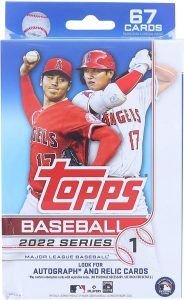 2022 Topps Series 1 Baseball Trading Cards Hanger Box