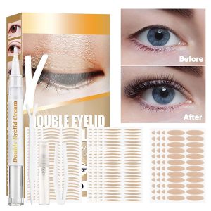 Eyelid Tape, Invisible Eyelid Stickers, Eyelid Lifter Strips for Hooded, Droopy, Uneven, Mono-eyelids