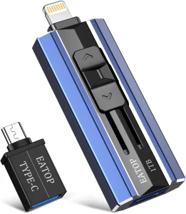 EATOP USB Flash Drive 1TB iPhone Memory Stick Storage for Photos and Videos