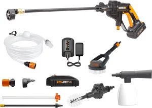 WORX 20V Cordless Pressure Washer WG625.4 Portable Power Hydroshot Cleaner Suitable for Car Washing 