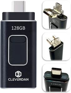 iPhone and Android 128GB Photo Stick USB 3.0 Flash Drive for All Your Devices