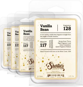 Shortie's Candle Company Vanilla Bean Wax Melts Bulk Pack 