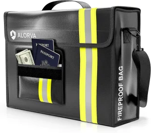 ALORVA Fireproof and Waterproof Document Bag