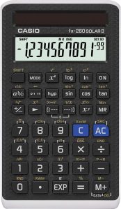 Casio FX 260 Solar II Scientific Calculator 5" x 0.6" x 2.9"