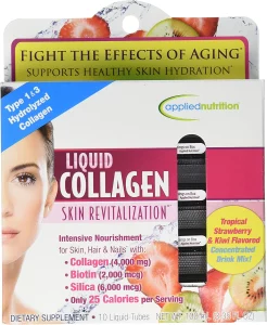 Applied Nutrition Liquid Collagen Skin Revitalization 10 Count 3.35 Fl Ounce