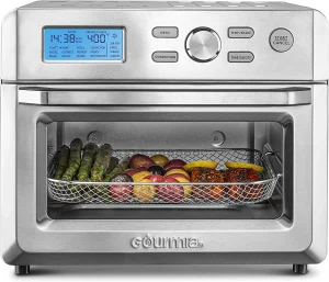 Gourmia GTF7600 16-in-1 Multi-function, Digital Stainless Steel Air Fryer Oven 