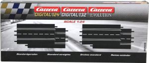 Carrera 20509 Standard Straights Track Extension Pack for Digital 124/132, Evolution Slot Car Race Set