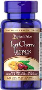 Puritan's Pride Tart Cherry Turmeric Complex-60 Capsules