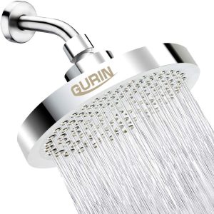 GURIN Shower Head High-Pressure Rain, Luxury Bathroom Showerhead 