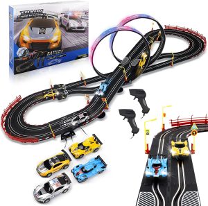 2022 Upgraded Electric High-Speed Slot Car Race Car Track Sets